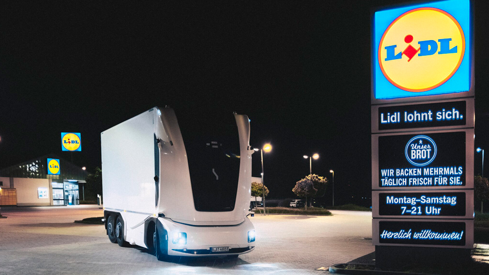 Miles-Pod für Transporte zu Lidl-Standorten