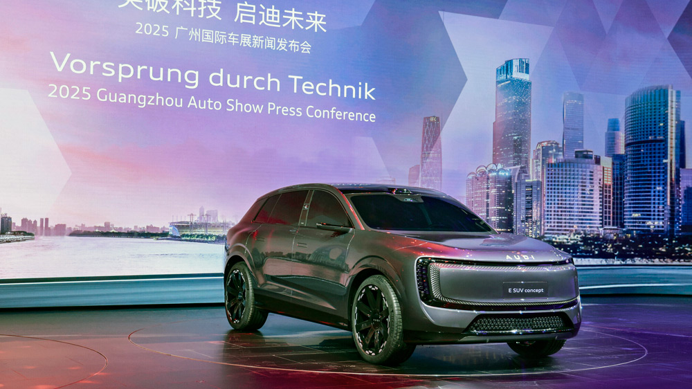 Eine Nummer größer
Auf der Automesse in Guangzhou gab Audi mit dem E-SUV-Konzept einen Ausblick auf das zweite Modell der China-Kooperation.