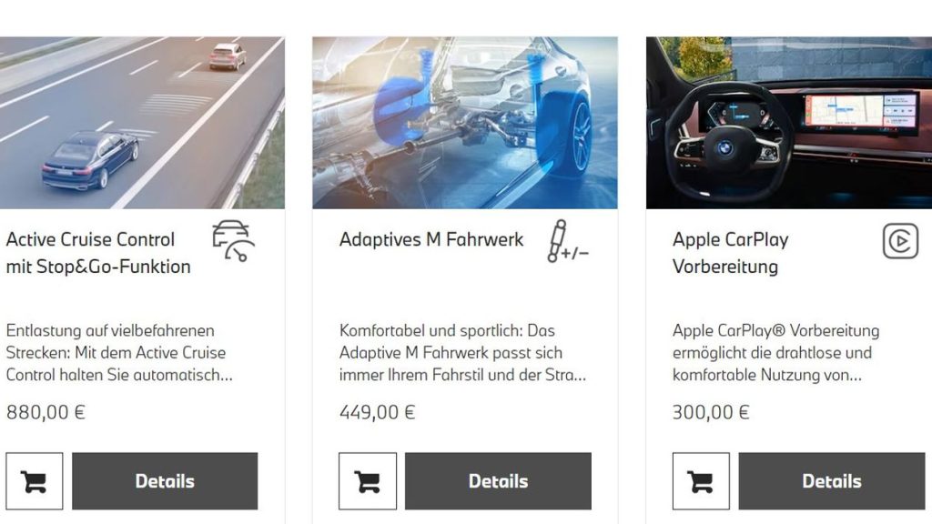 Alles bereits an Bord 
Auch BMW bietet mittlerweile ein großes Portfolio an Software-Upgrades für seine Fahrzeuge an. Foto: BMW