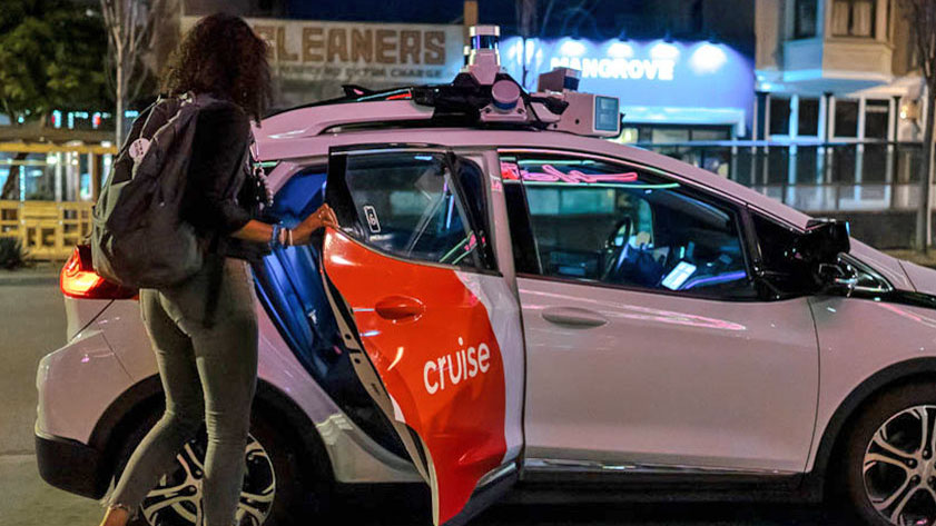 Taxi ohne Fahrer 
Im Stadtgebiet von San Francisco lässt die GM-Tochter "Cruise" seine Robo-Taxen bereits fahren. Foto: Cruise