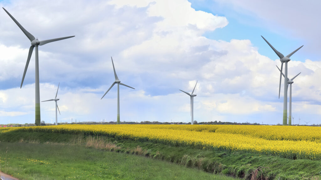 Windpark in Norddeutschland