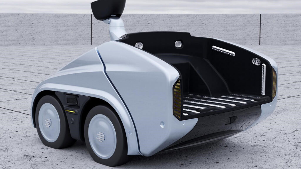 Pickup 
Der CityBot ist so konzipiert, dass sich Aufsätze blitzschnell austauschen lassen - in Zukunft auch vollautomatisch.