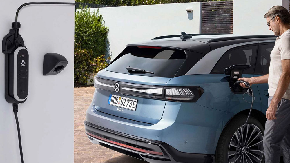 VW ID.7 an der Wallbox