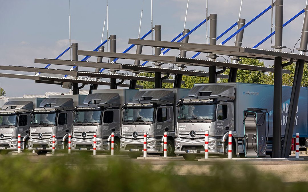 Ladeinfrastruktur für E-Lkw übertrifft die EU-Ziele