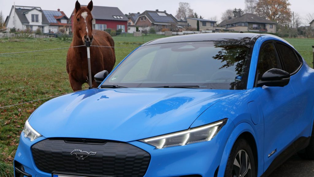 Ein paar PS mehr bringt die GT-Version des Mustang Mach-E fast 500 PS auf die Straße.  Allerdings hat der sportliche Look seinen Preis. 