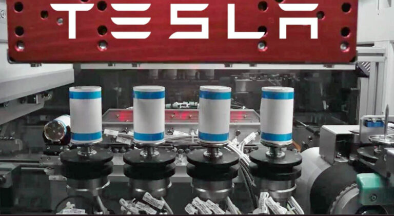 Produktion von Tesla-Zellen