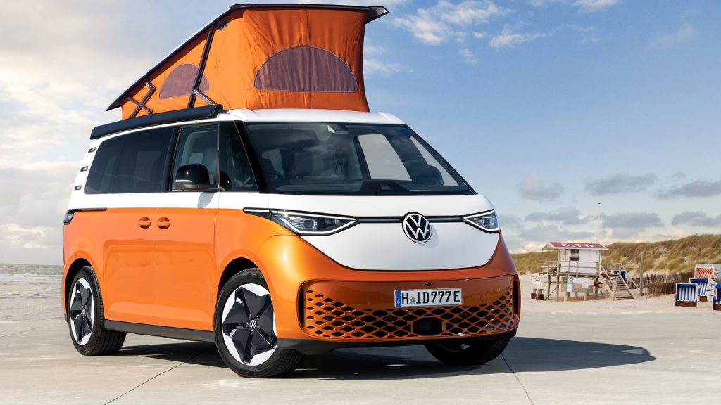 Vorgeschmack auf den nächsten Sommer
Der vollelektrische VW ID. California Ocean soll Schritt für Schritt bis 2028 Realität werden. Jetzt wird in Düsseldorf erst einmal nur ein Konzept gezeigt. Computergrafik: CB.Reichel für AutoBild
