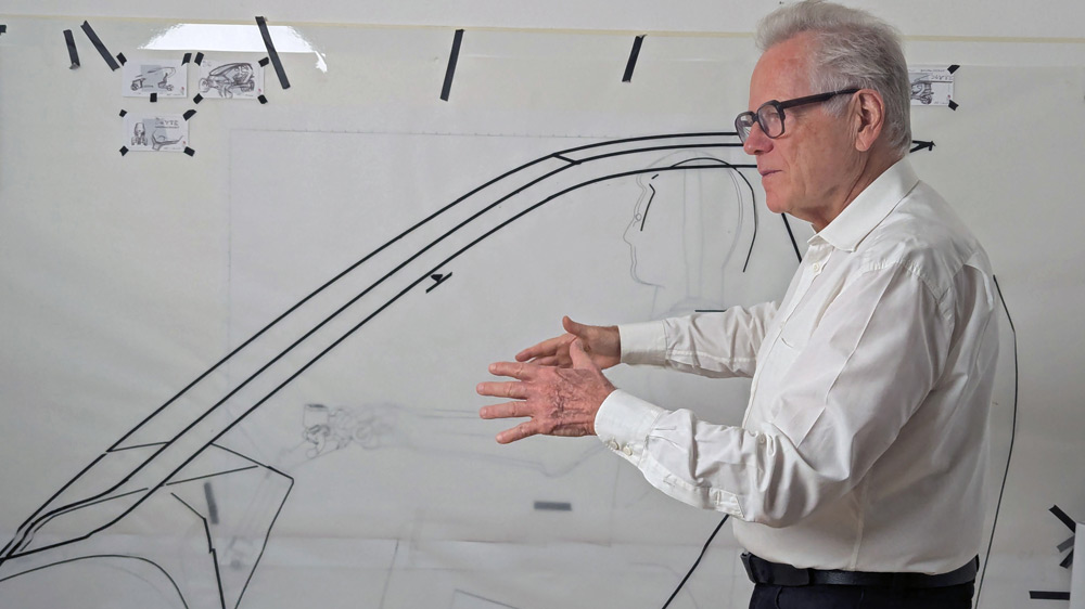 Der Vater des Gedankens
Wolfgang Ziebart kam die Idee zum Dachroller Xyte One bei einem Besuch in Indien. Daheim angekommen, skizzierte er das Grundkonzept zunächst auf Papier, um es dann später in ein CAD-System zu übertragen - nach einem Crash-Kurs am Computer. 