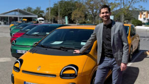 Florian Kraft am Renault Twingo