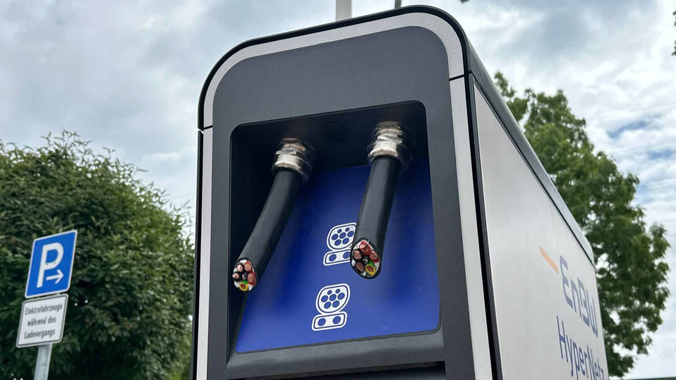 EnBW-Ladesäule nach Kabelklau