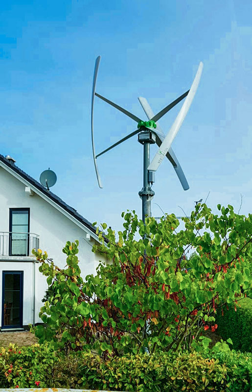 Windkraftanlage im Garten – Mini Windrad im Vorgarten – Notstromaggregate  kaufen
